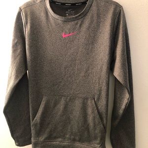 NWOT Nike Gray and Pink Sweatshirt
